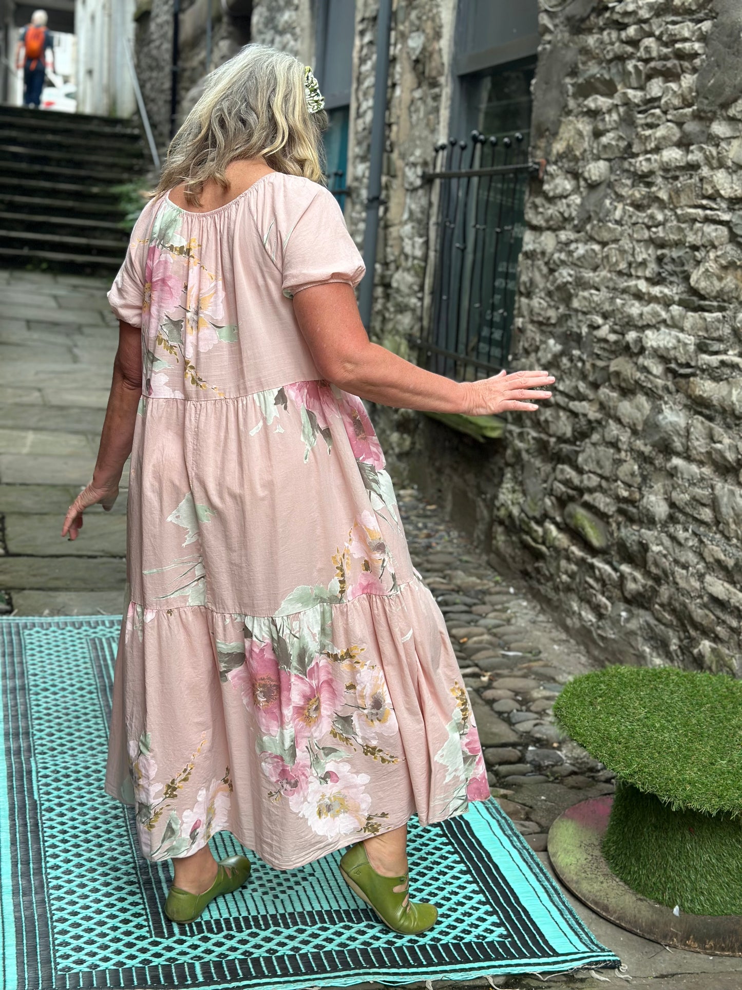 Floral Kima Tieder Dress In Rose pink Fits size 8-18