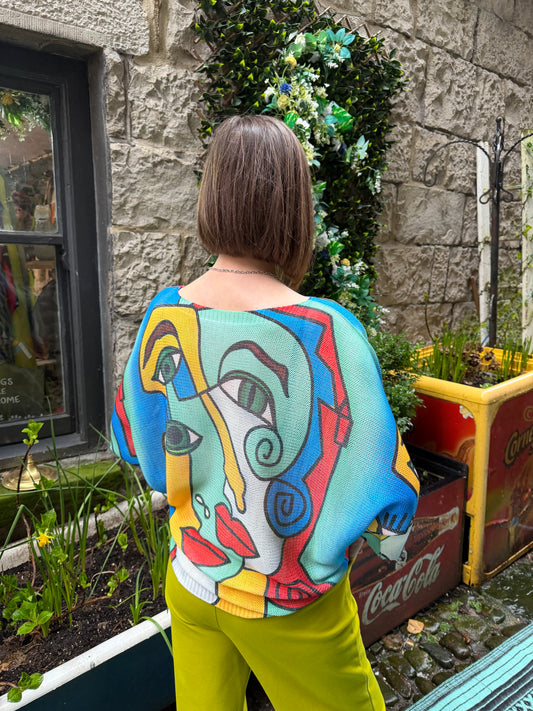 ODA Soft Knitted Top Size 8-18