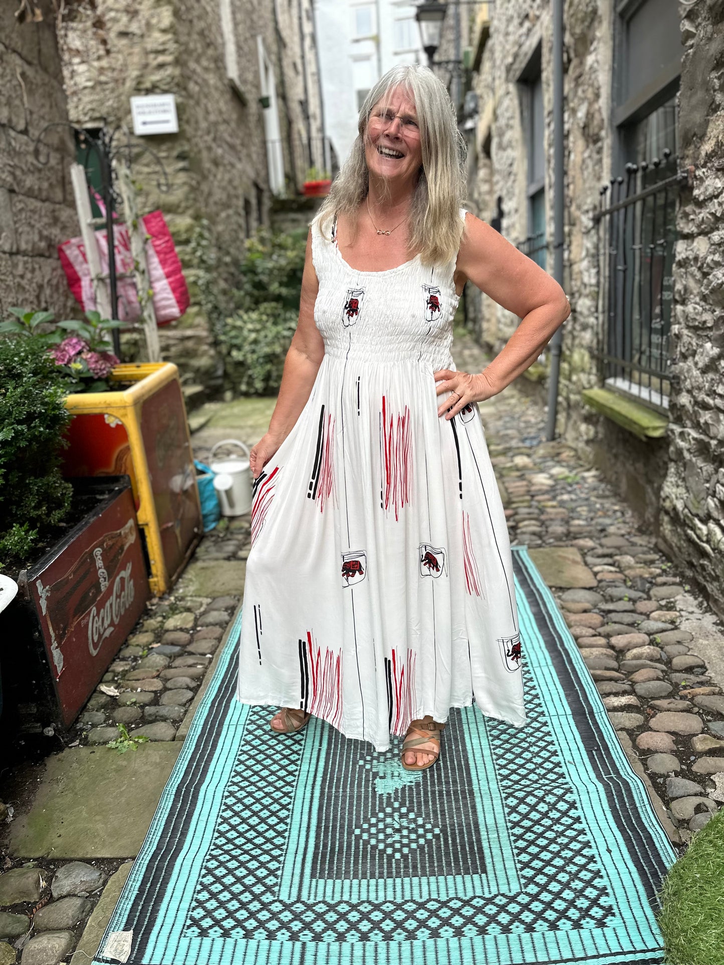 Stunning Tenda Ruched Dress Fits up to Size 26