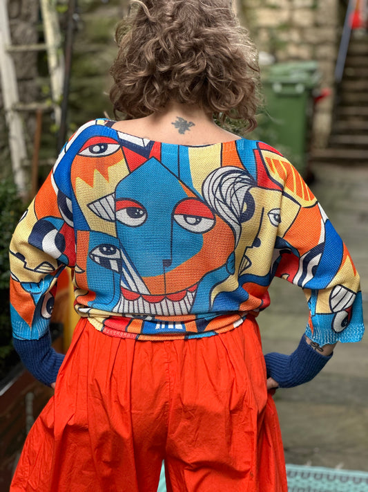 ODA Soft Knitted Top Size 8-18