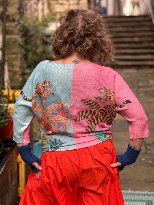 ODA Soft Knitted Top Size 8-18