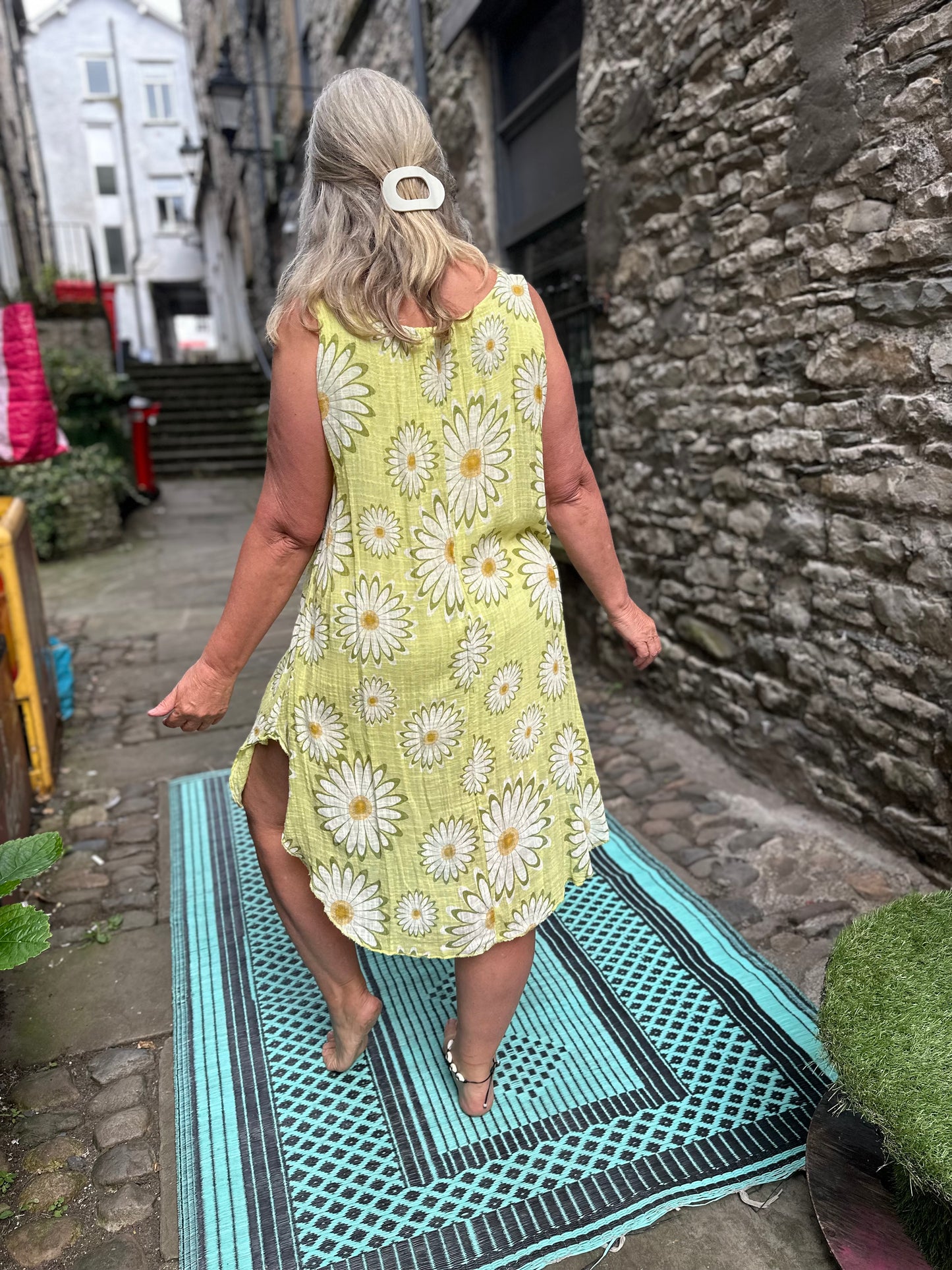 Sale Item Stunning Cotton Garden Dress Fits Size 8-20
