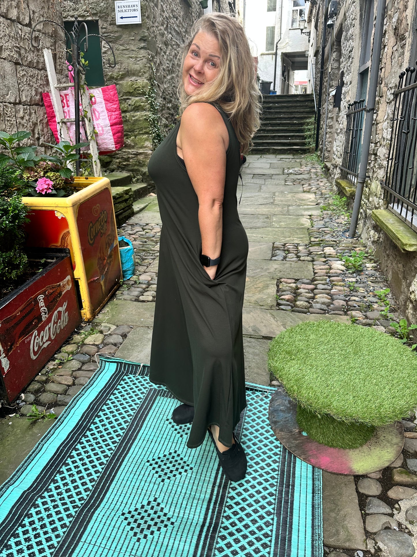Stunning Elegant Fit Relax brown Colour Obbe Jumpsuit, One Piece Fits Size 10-18