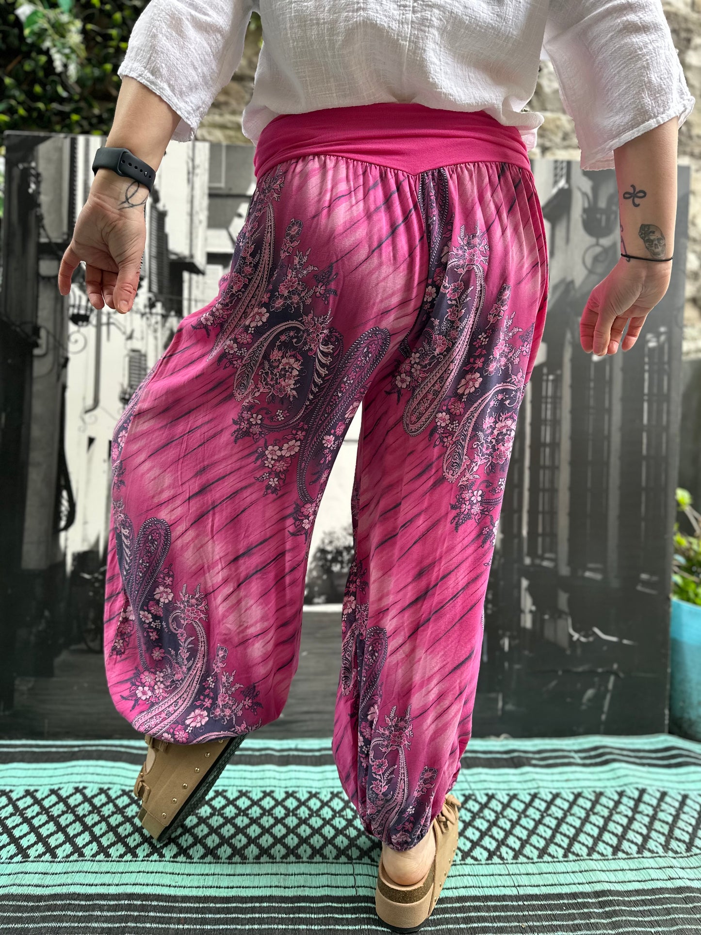 Harem Earthna Yoga Trousers One Size Fits UK 10-22