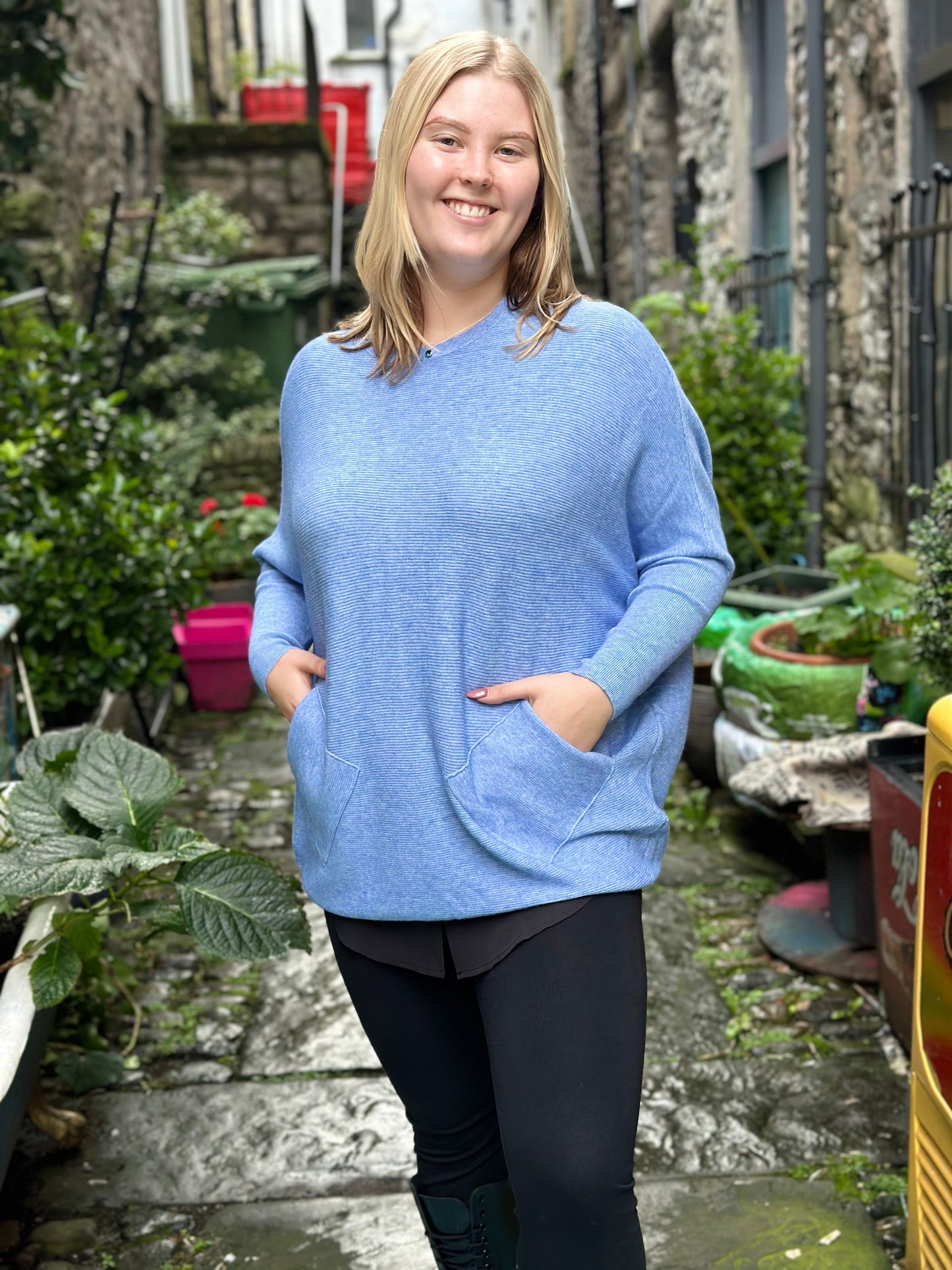 Two Pockets OBBE Jumper Fits Size 10-20