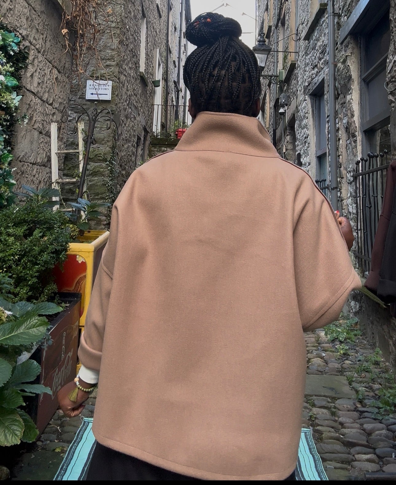 Stunning Double Zip Jacket In Camel Colour Size 8-18