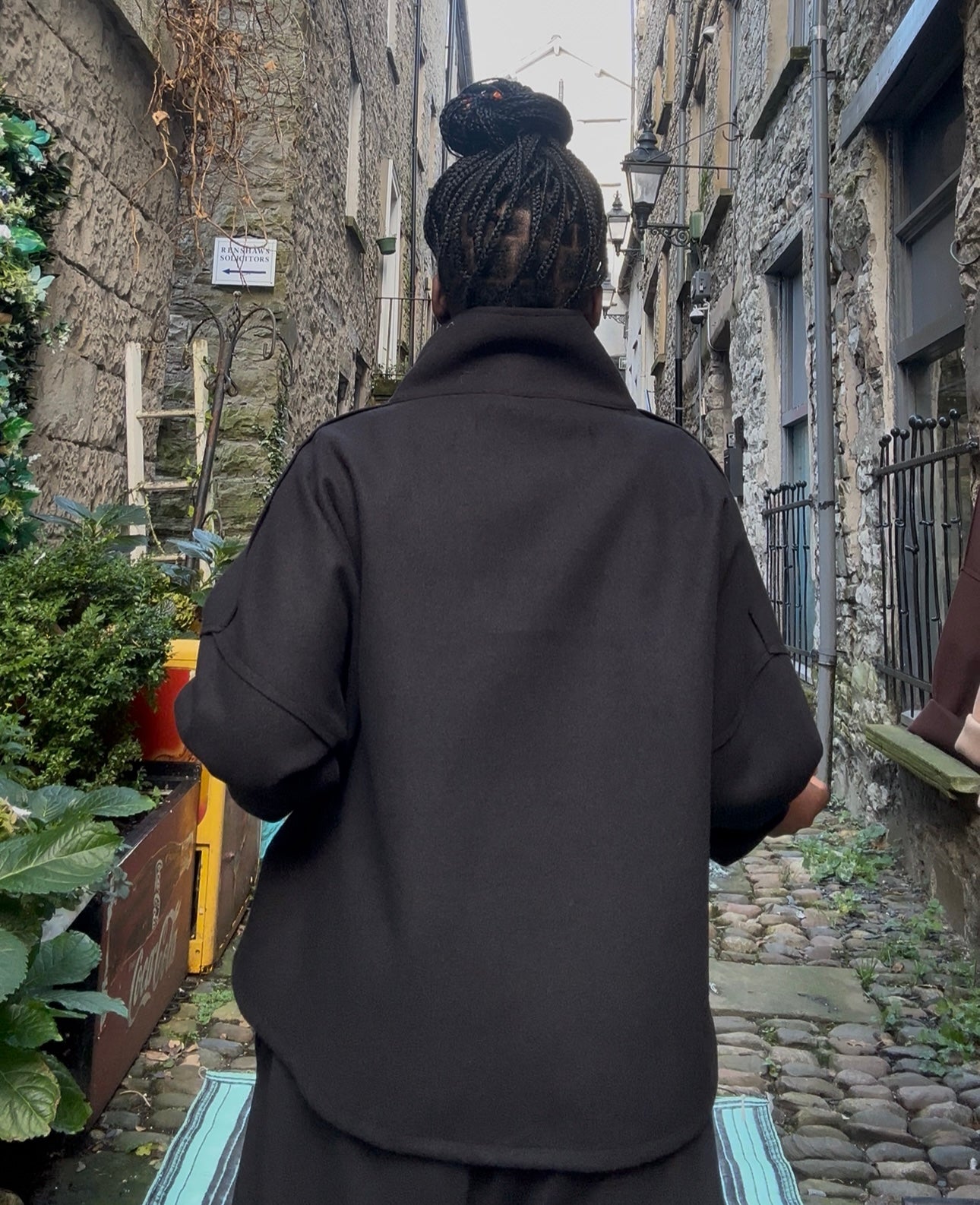 Stunning Double Zip Jacket In Black Colour Size 8-18