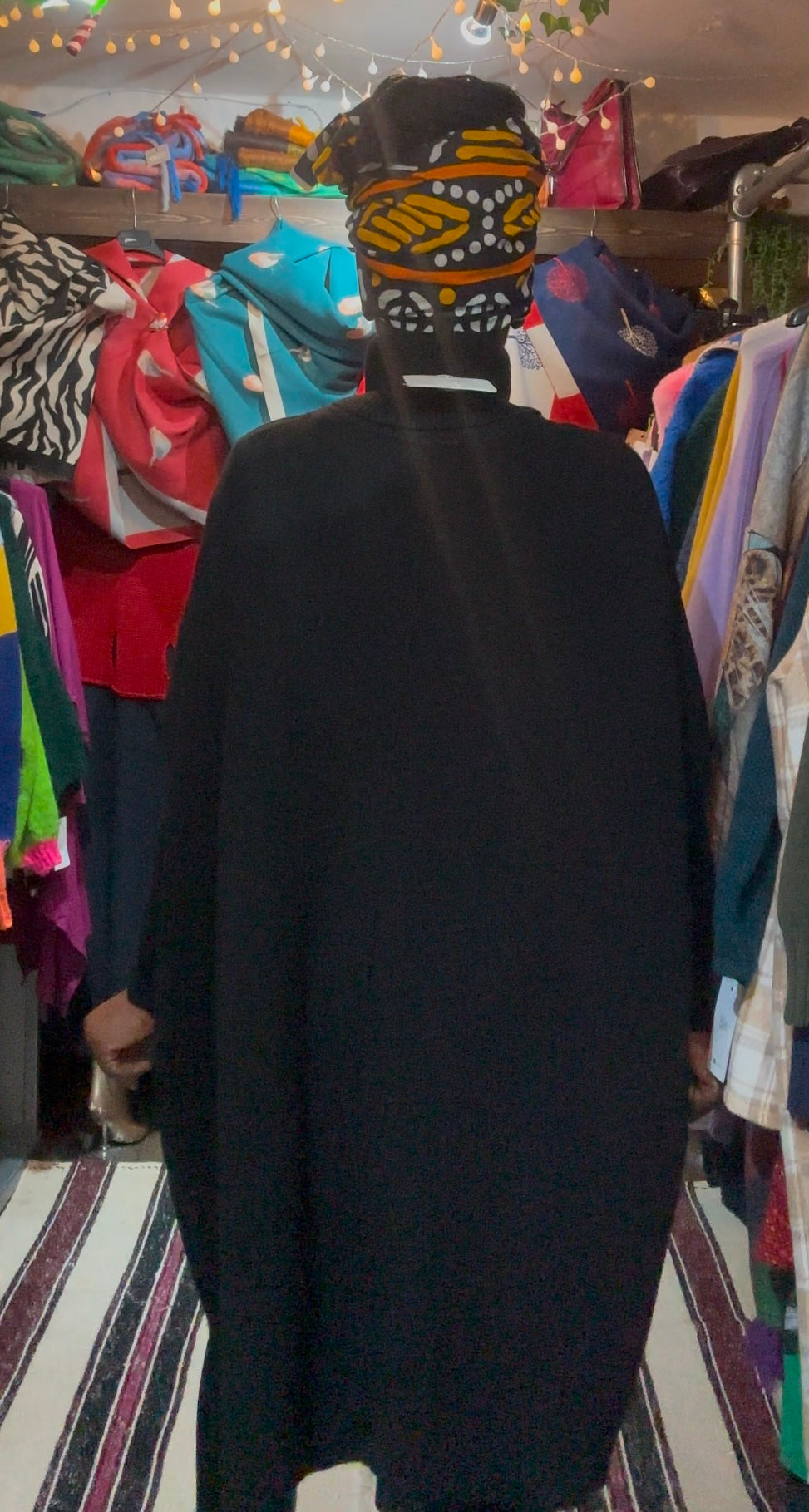 Black Long Zenke Jumper Dress Fits Fits Size 10-28