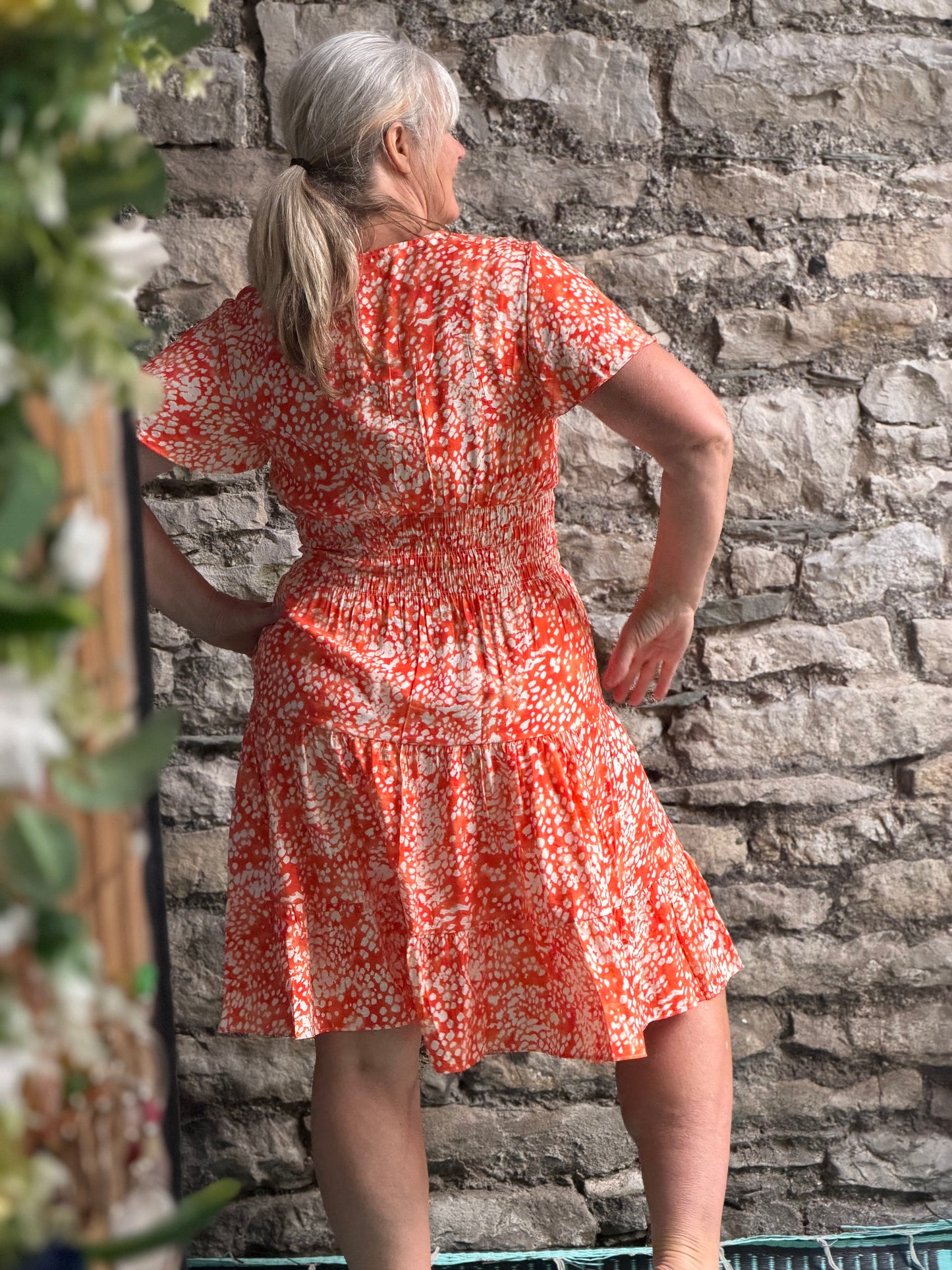 Stunning Atta Dress In Midi Length Fits Size 8-20