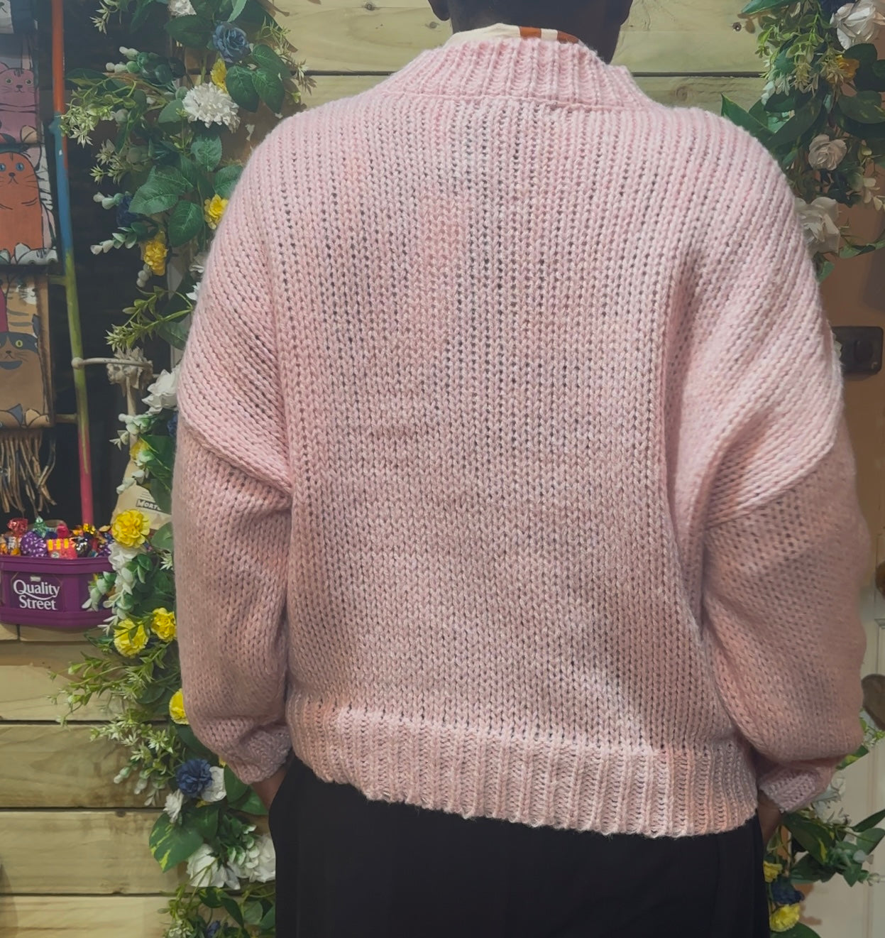 Daisy Colourful Jumper With Puffy Sleeves Size 8-16