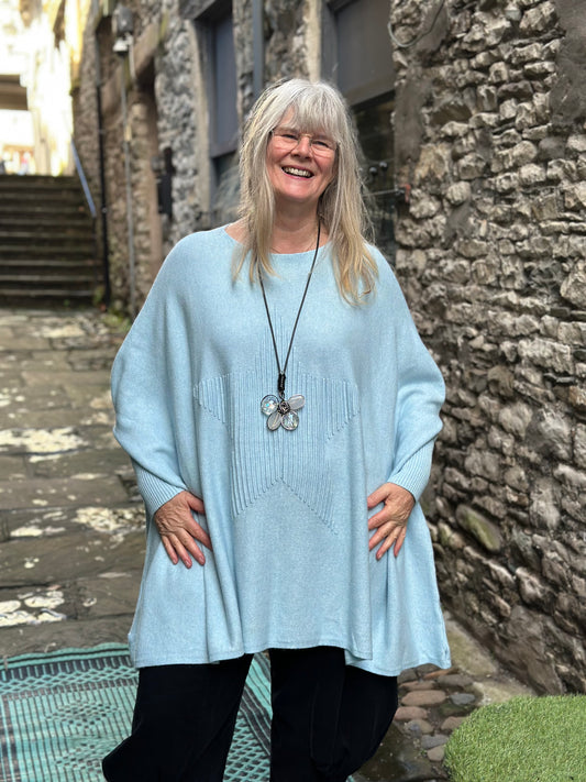 Stunning Sky Blue Bella Star Jumper Fits Size 10-26