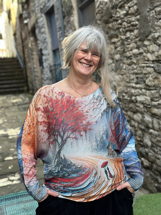 Soft Knitted ODA Top Size 8-20