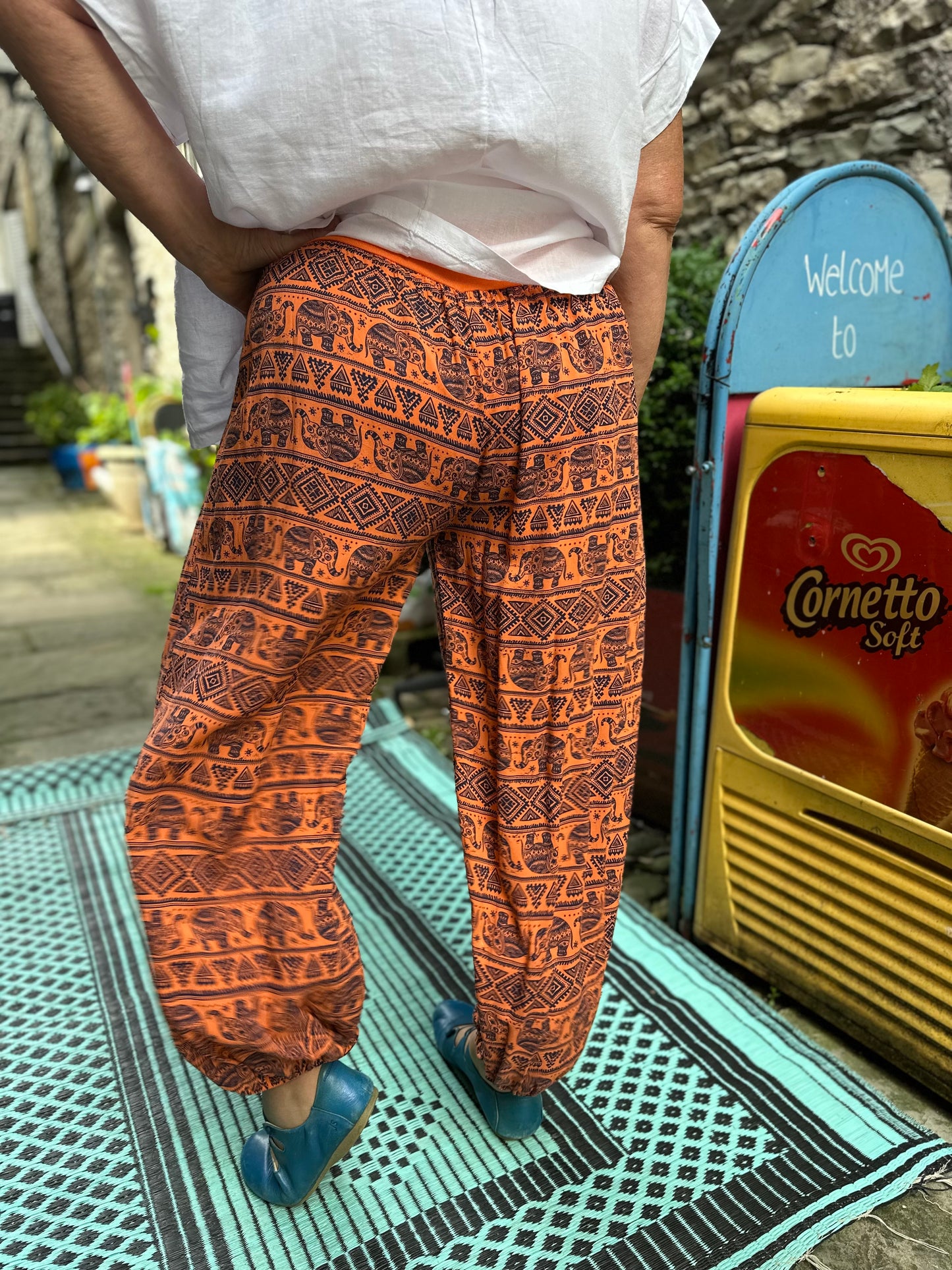 Harem Elephant Yoga Trousers One Size Fits UK 10-22