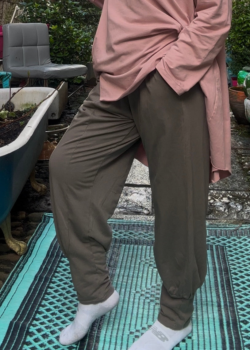 Super comfortable Earth Brown Long Azu Trousers Size 8-22
