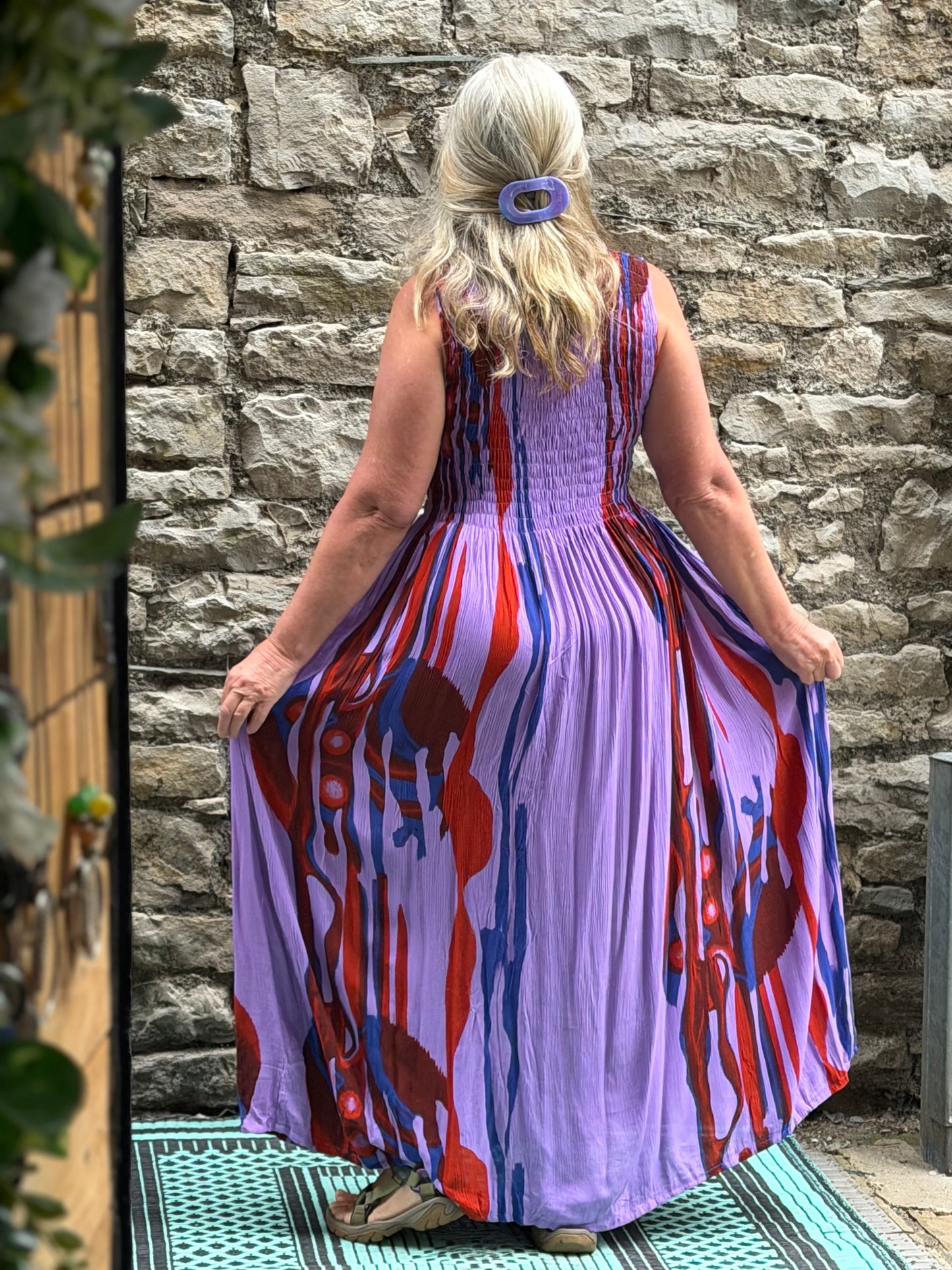Stunning Tenda Ruched Dress Fits up to Size 26