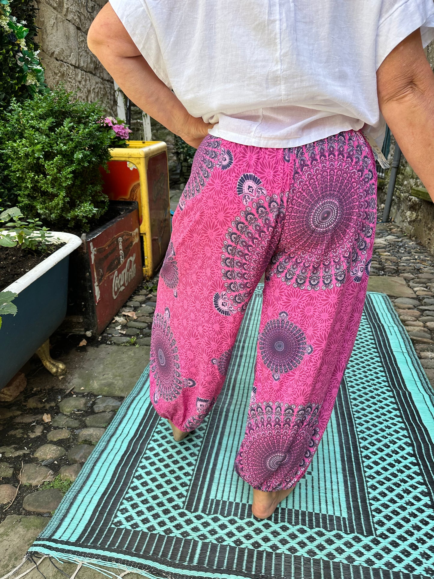 Harem Earthna Yoga Trousers One Size Fits UK 10-22