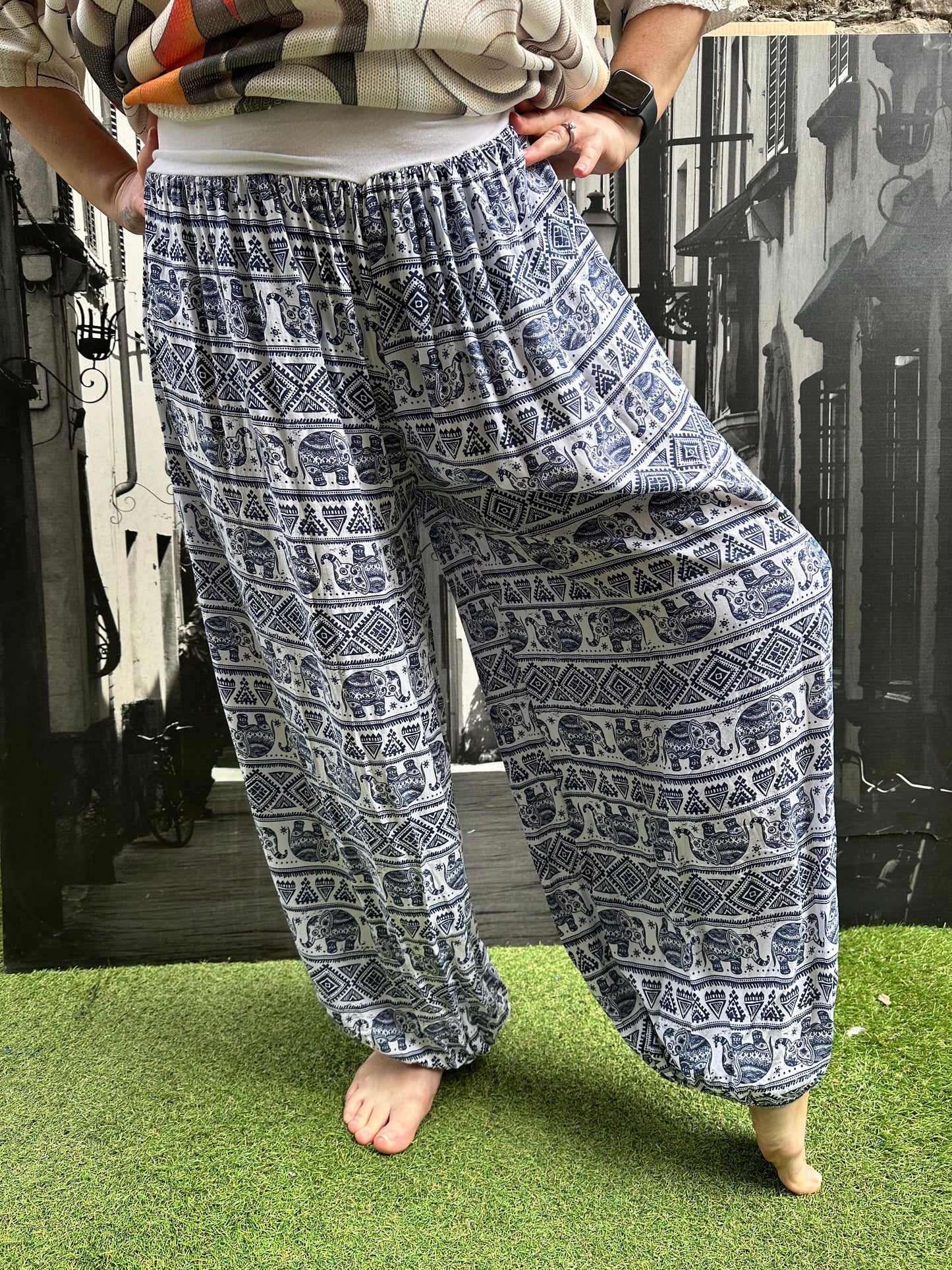 Harem Elephant Yoga Trousers One Size Fits UK 10-22