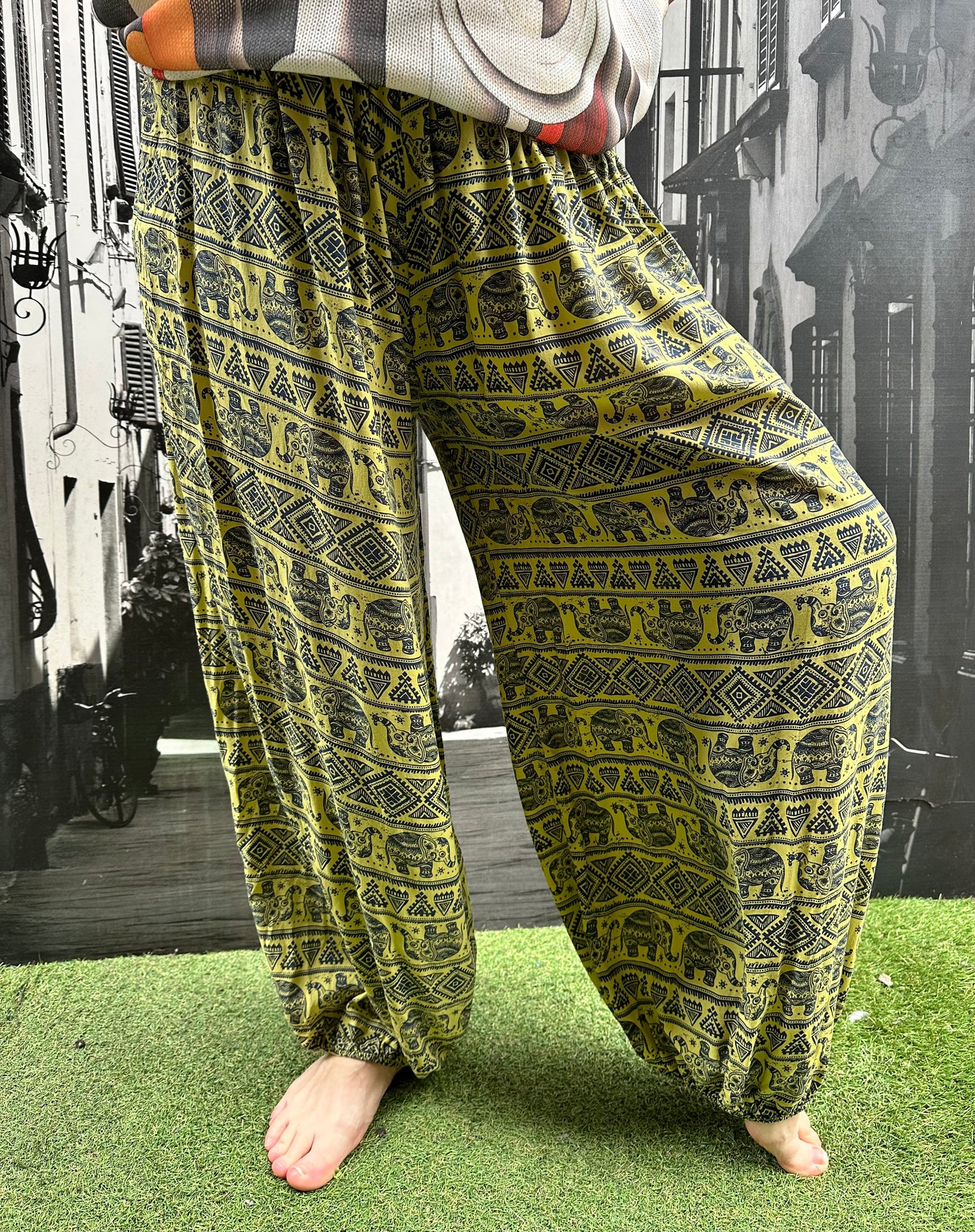 Harem Elephant Yoga Trousers One Size Fits UK 10-22