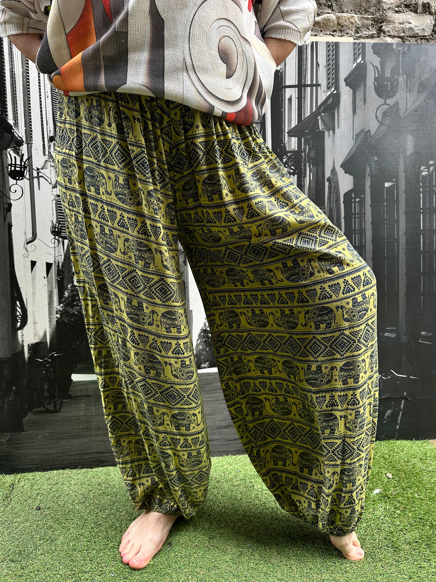 Harem Elephant Yoga Trousers One Size Fits UK 10-22
