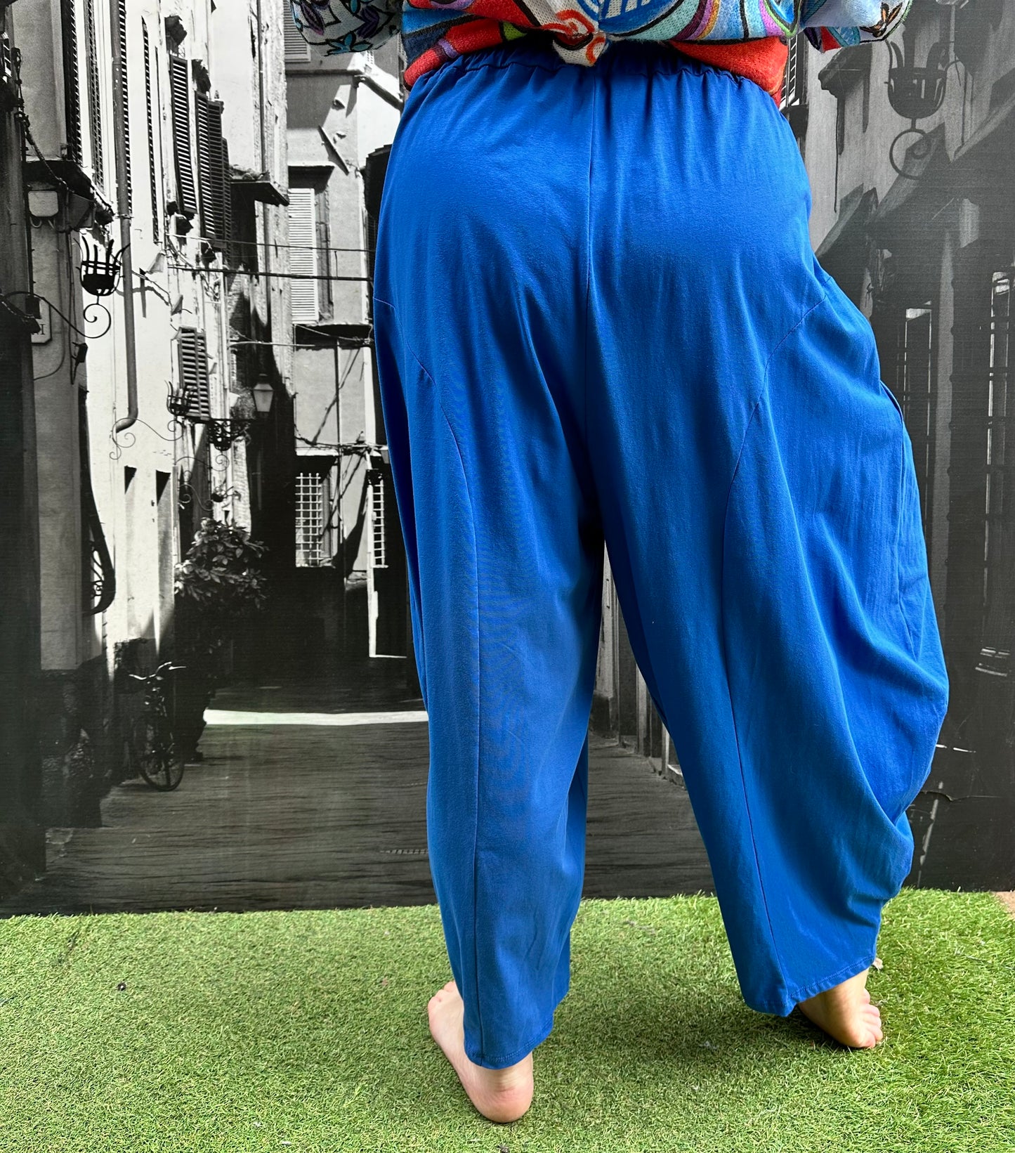 Yeba Trousers In Cobalt Blue Fits Size 12-26