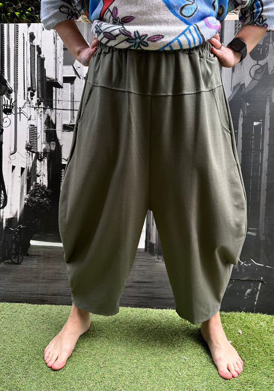 Khaki Green Kiwaza trousers Fits Sizes 10-20