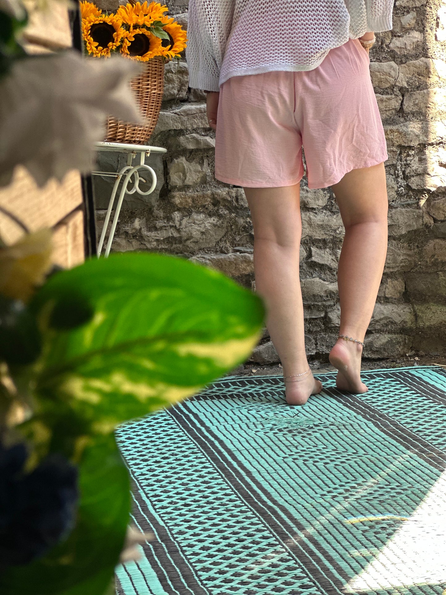 Shorts One Size Fits 8-18 in Soft Pink