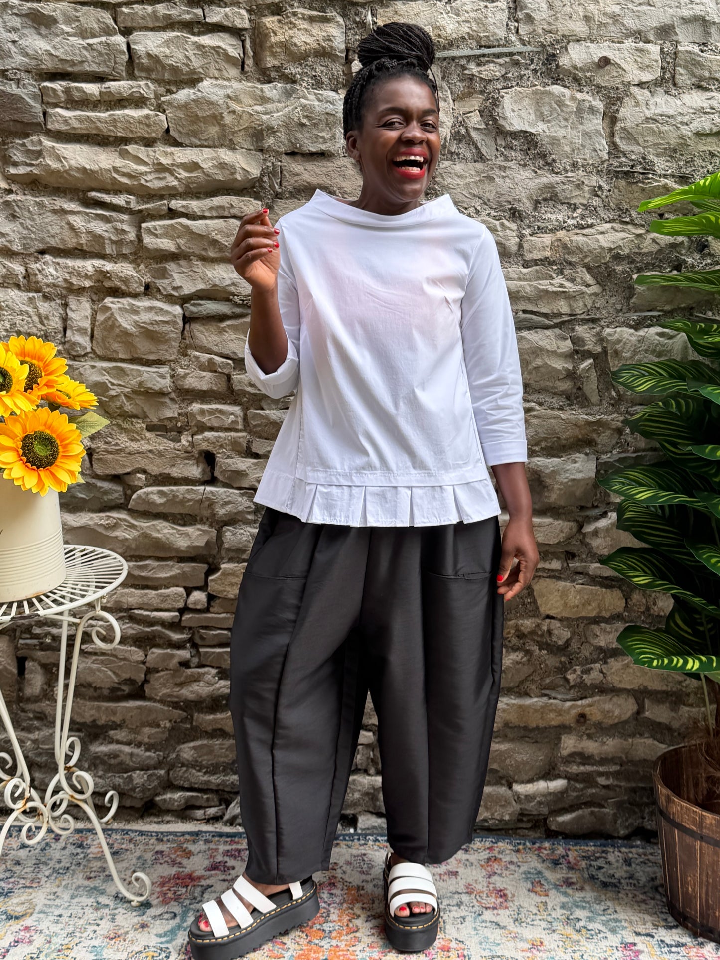 BLACK MOTEMA STYLISH TROUSERS SIZE 10-18