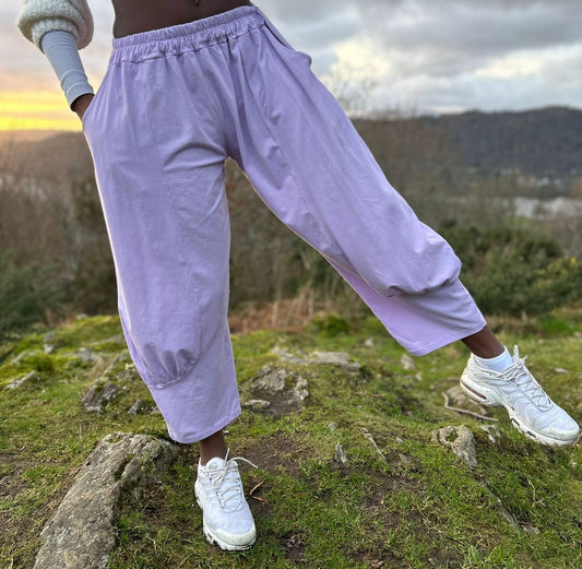 Short Length Lilac Azu Trousers Fits Size 8-22