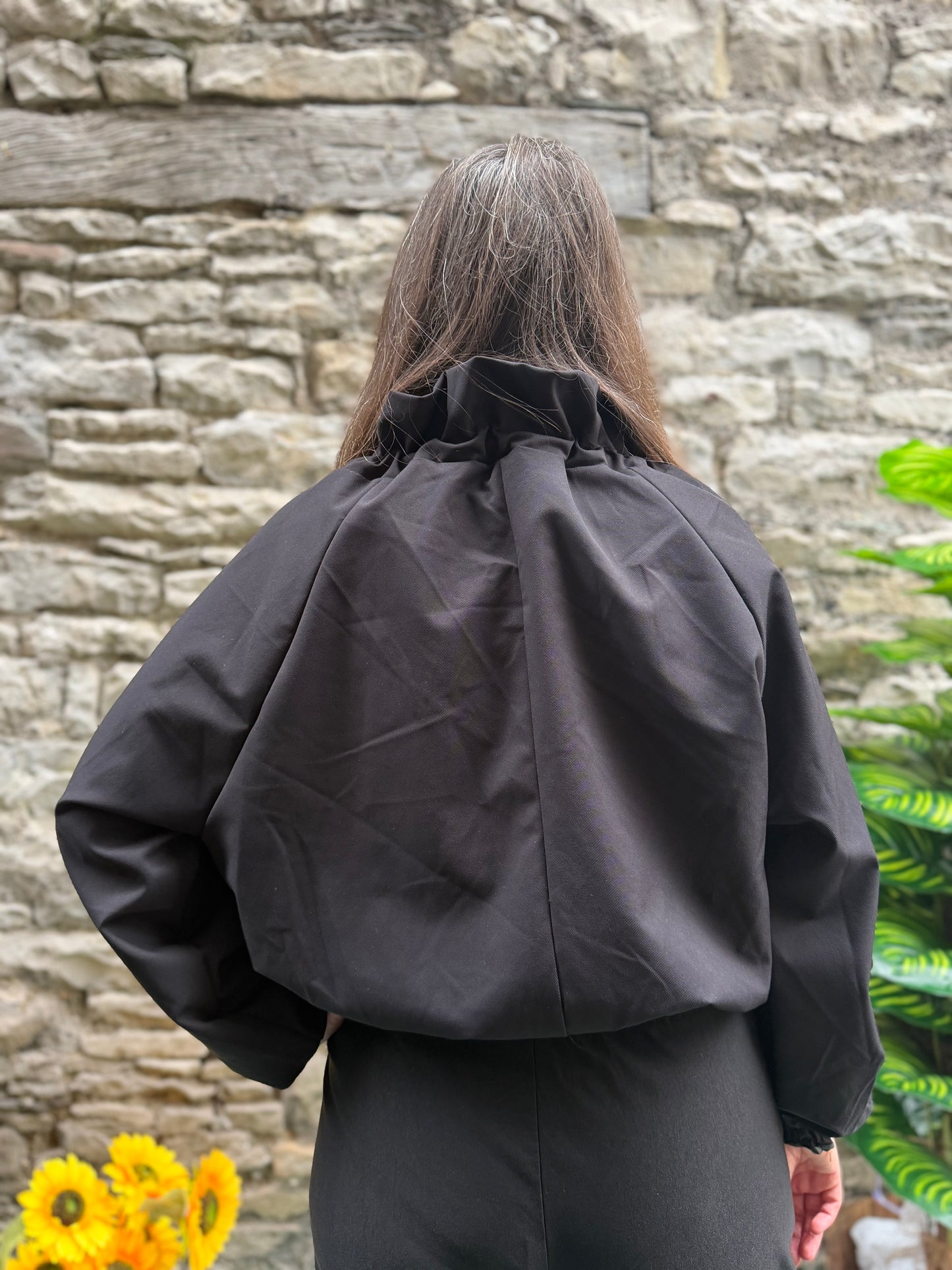 Stunning Black Tala Bomber Jacket One Fit Size 10-18