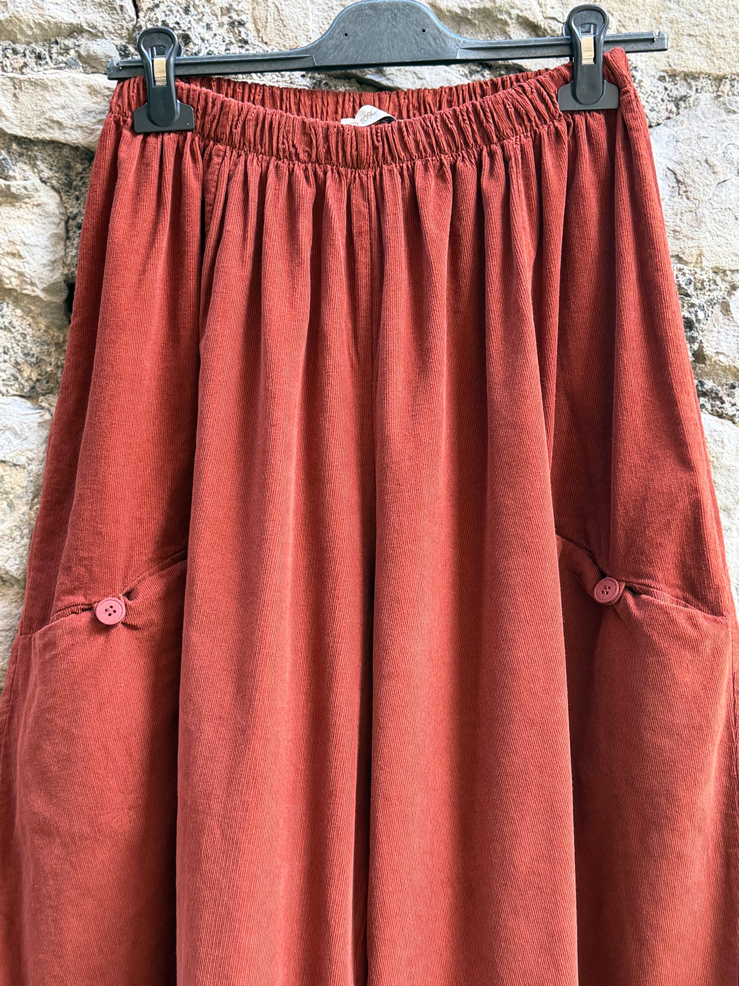 Cord kayah Trousers In Rust One Size Fits Size 10-20
