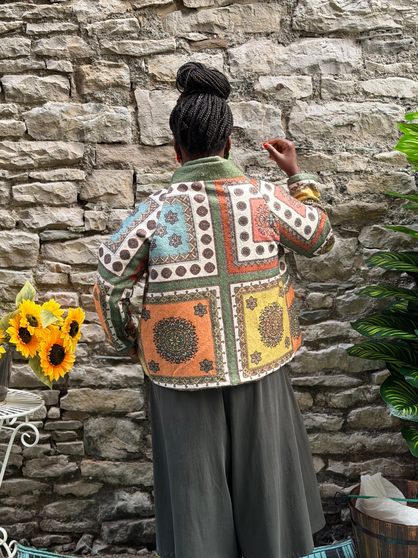 The Stunning Akeya Boucle Knit Jacket One Size 10-16