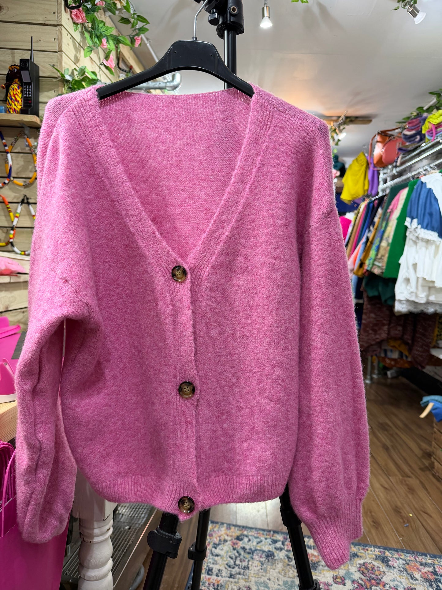 💕 SOFT KNIT Pink AYA CARDIGAN SIZE 8-16