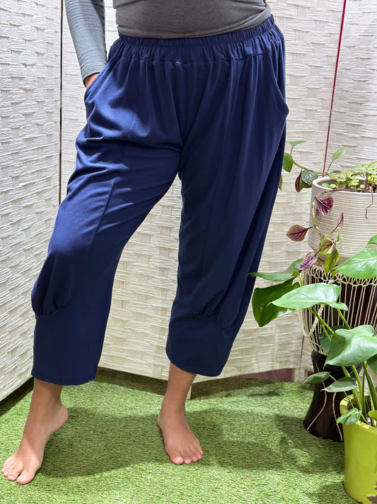 Short Length Navy Azu Trousers Fits Size 8-22