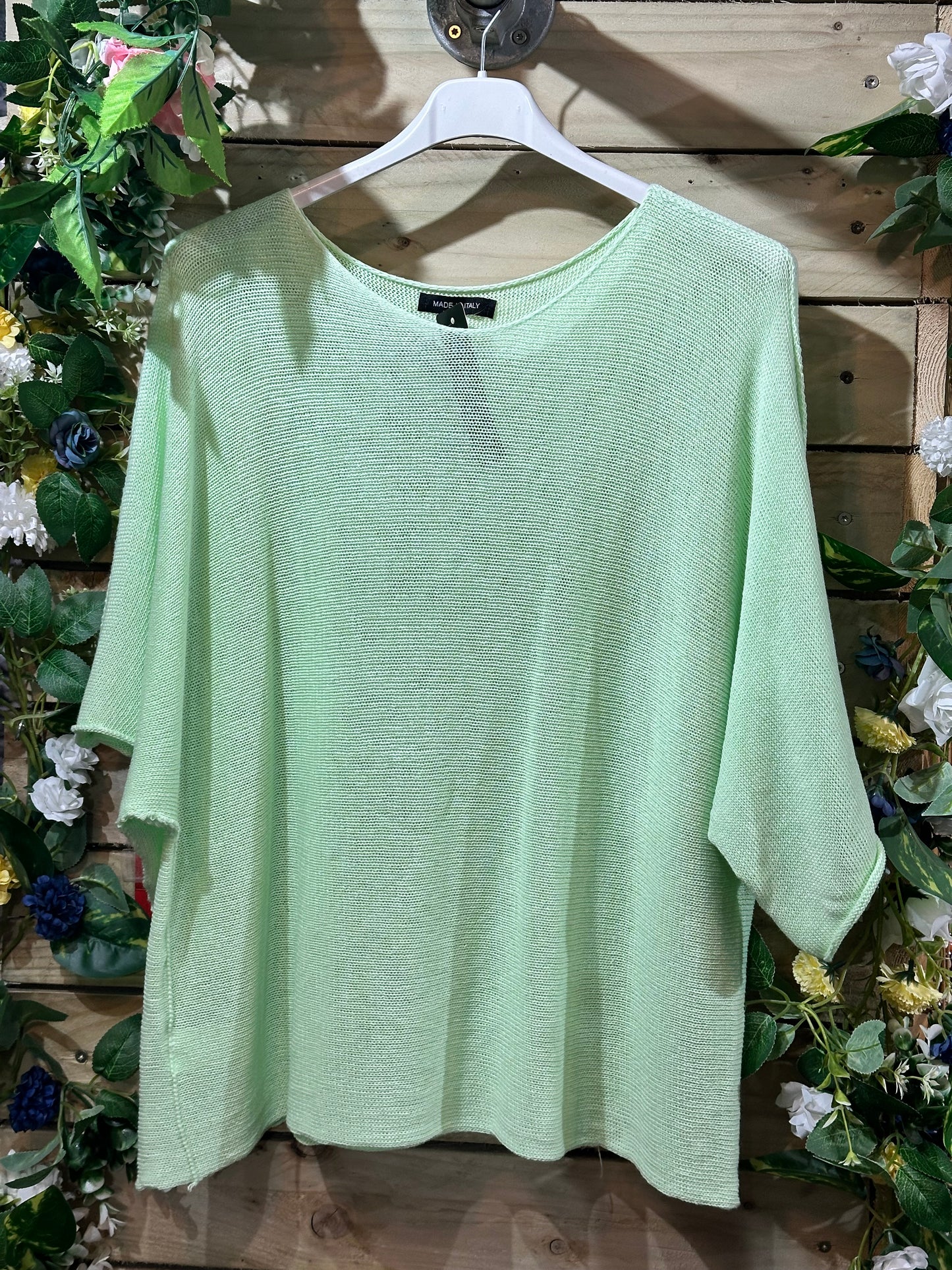 Stunning Ayana Layering Top In Mint Green Size 10-22