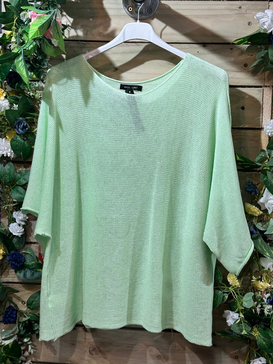 Stunning Ayana Layering Top In Mint Green Size 10-22