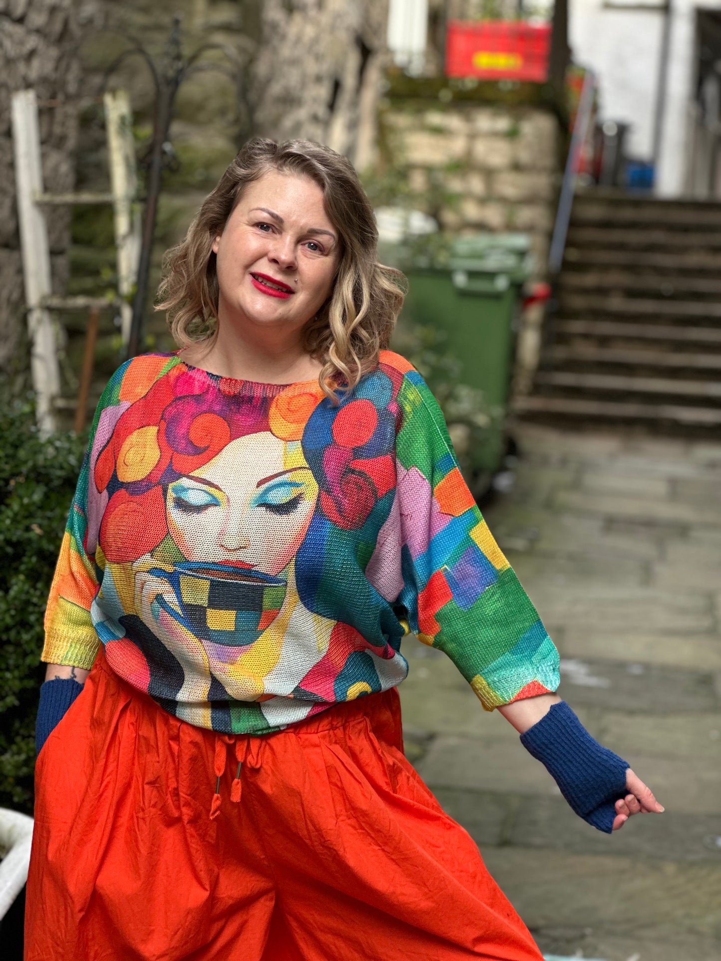 ODA Soft Knitted Top Size 8-18