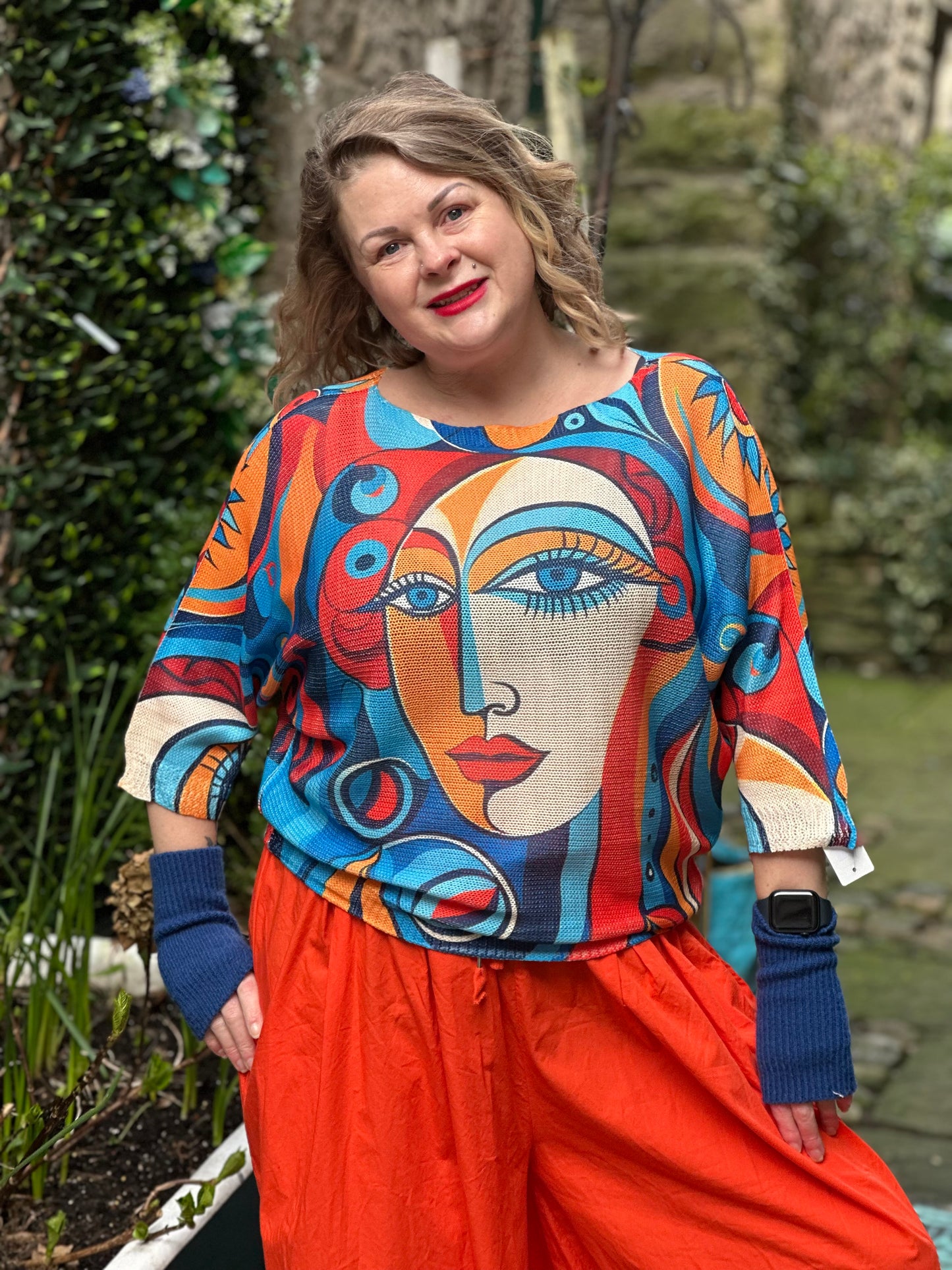 ODA Soft Knitted Top Size 8-18