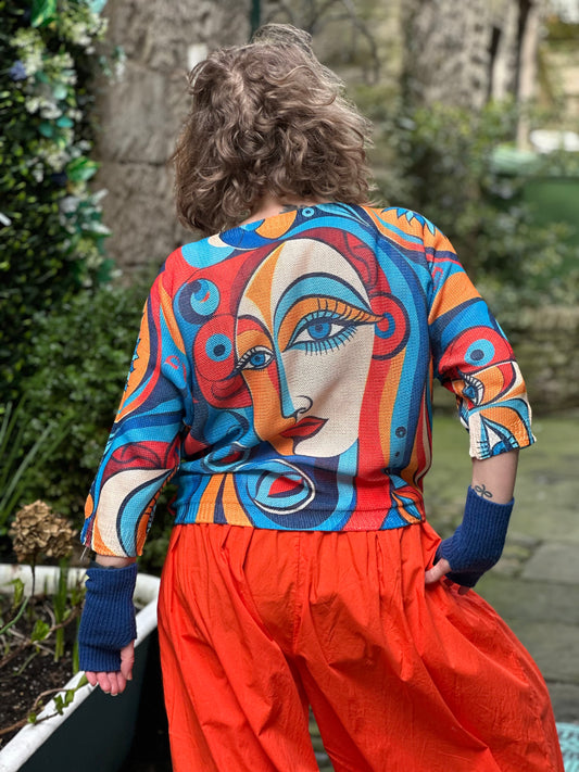 ODA Soft Knitted Top Size 8-18