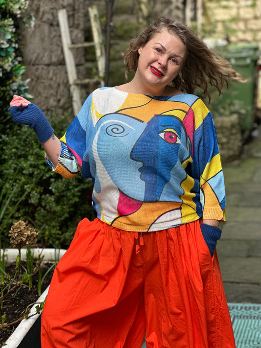 ODA Soft Knitted Top Size 8-18