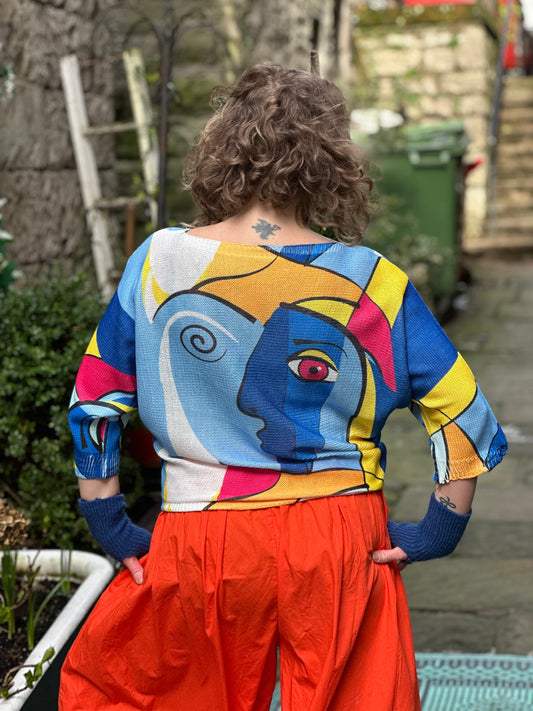 ODA Soft Knitted Top Size 8-18