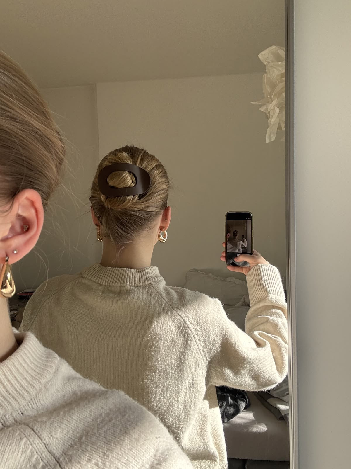 Flat hair clips