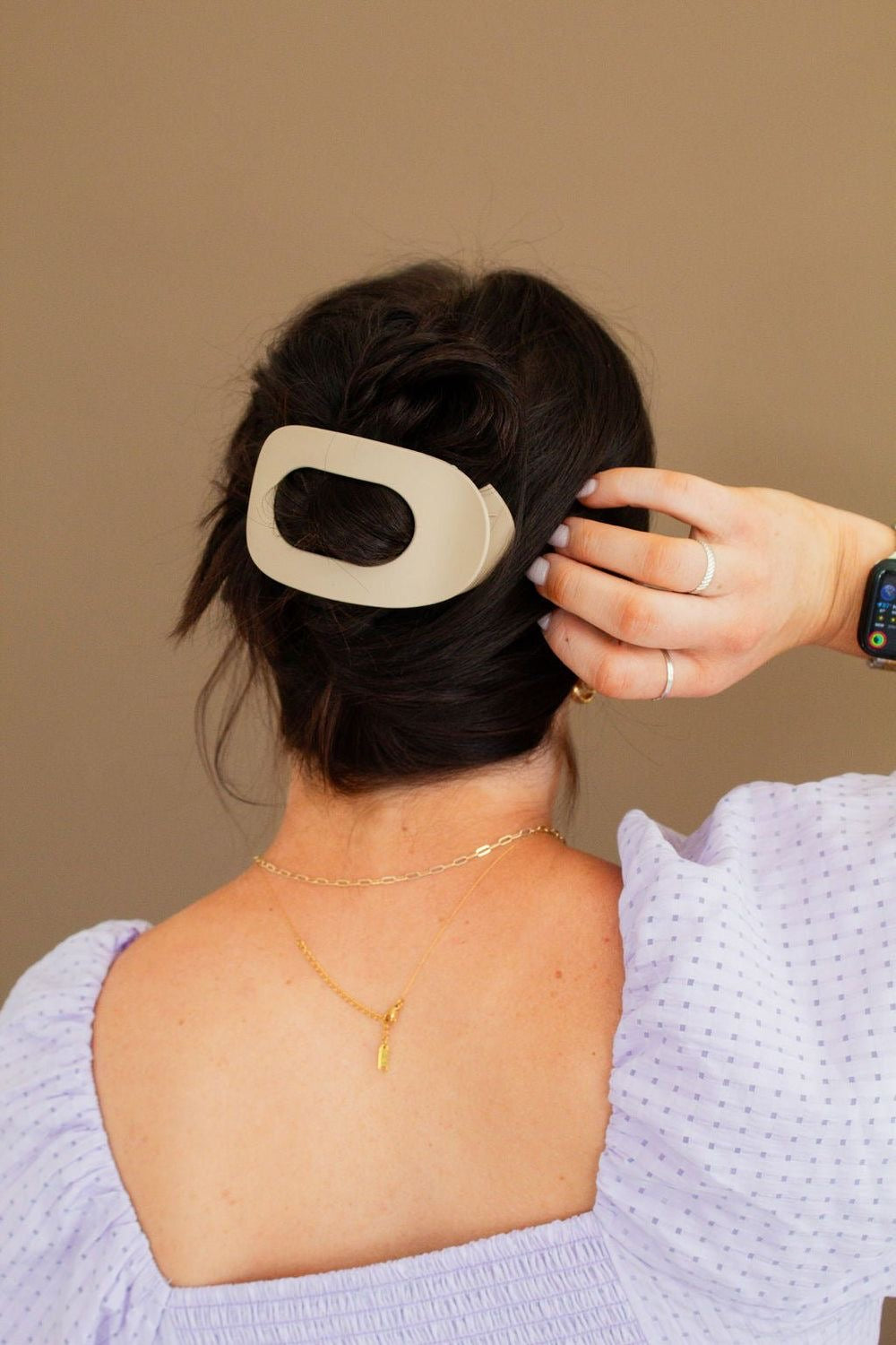Flat hair clips