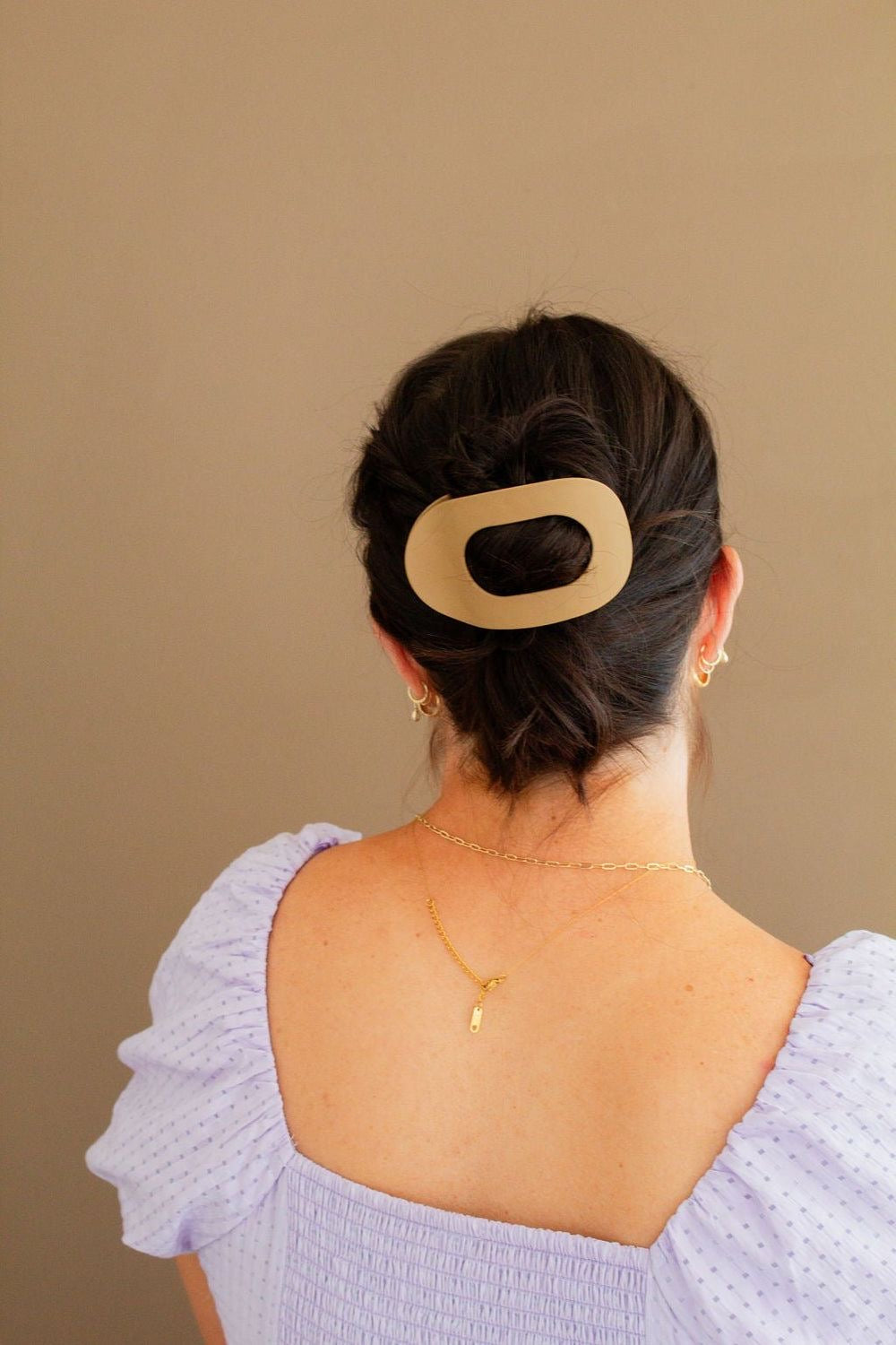 Flat hair clips