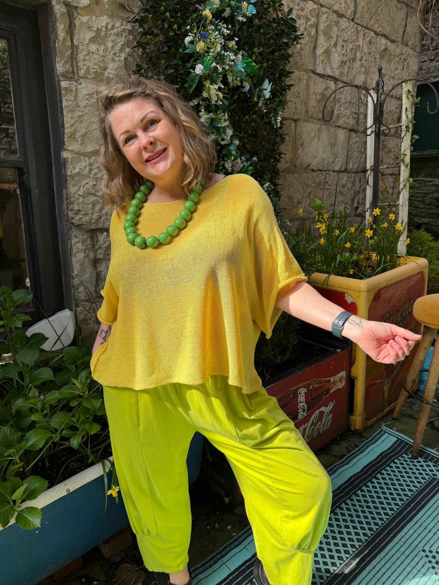 Stunning Ayana Layering Top In In Yellow Size 10-22