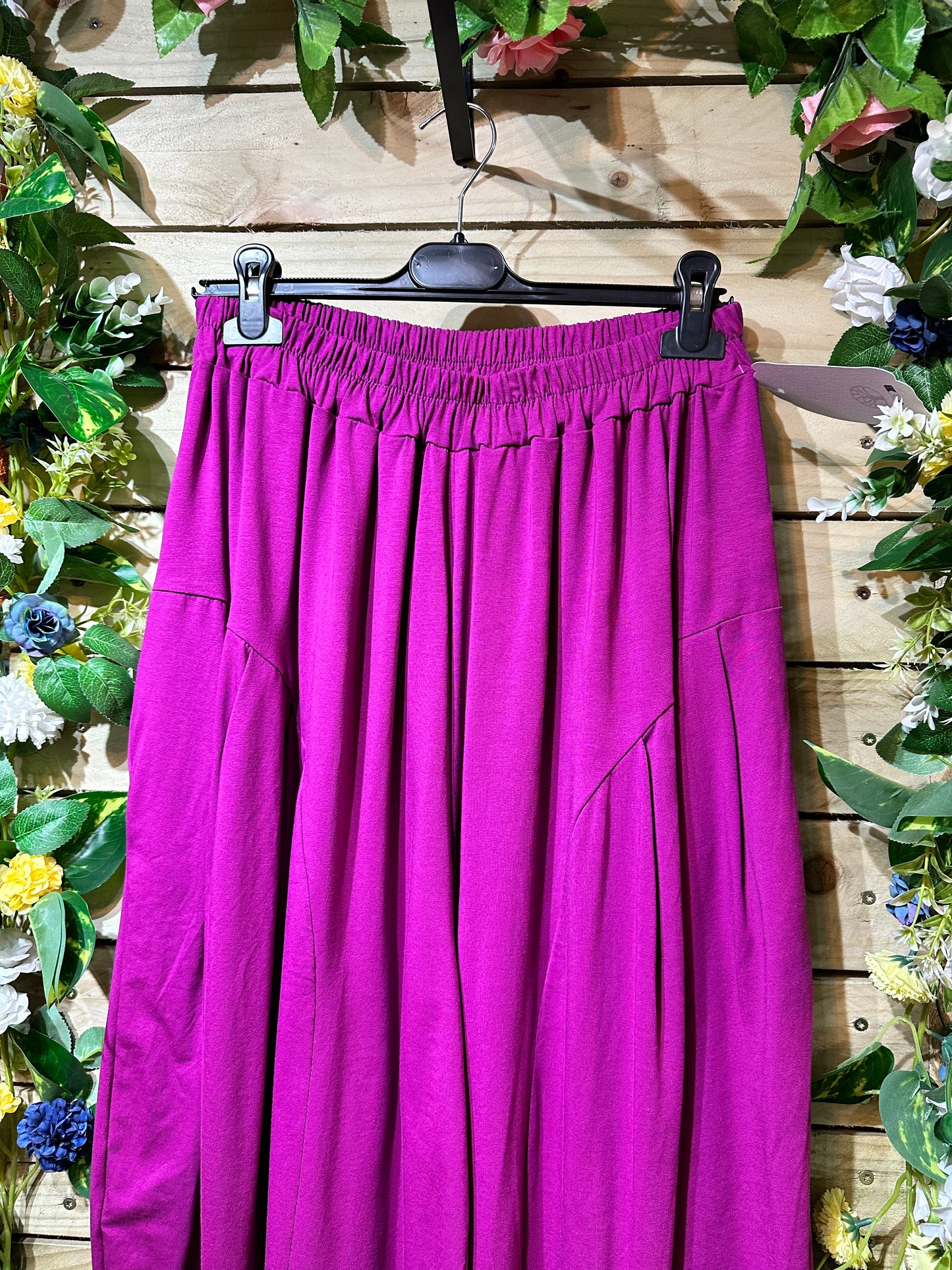 Yeba Trousers In Magenta Fits Size 12-26