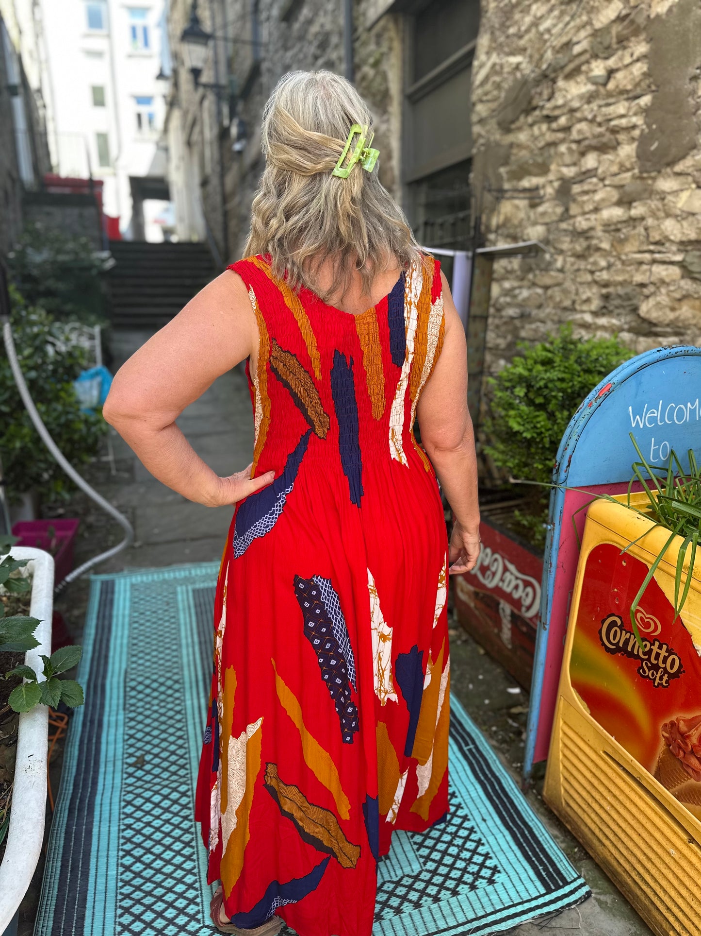 Stunning Tenda Ruched Dress Fits up to Size 26