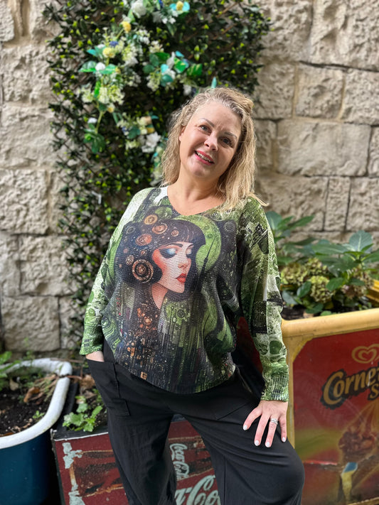 Soft Knitted ODA Top Size 8-20