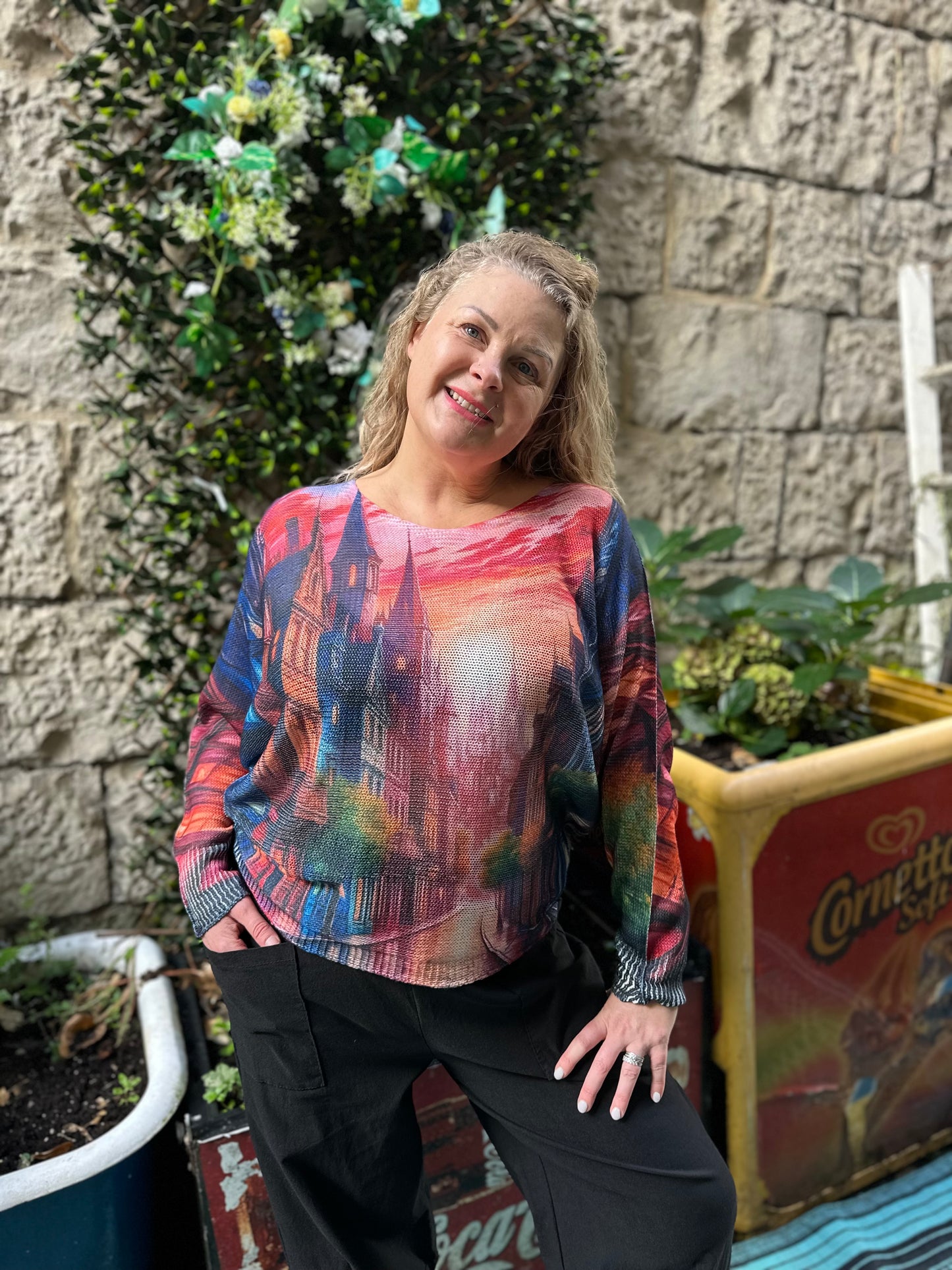 Soft Knitted ODA Top Size 8-20