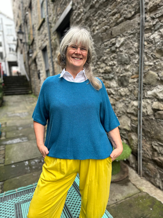 Stunning Ayana knitted Scoop Neckline Jumper In Sage Size 8-20