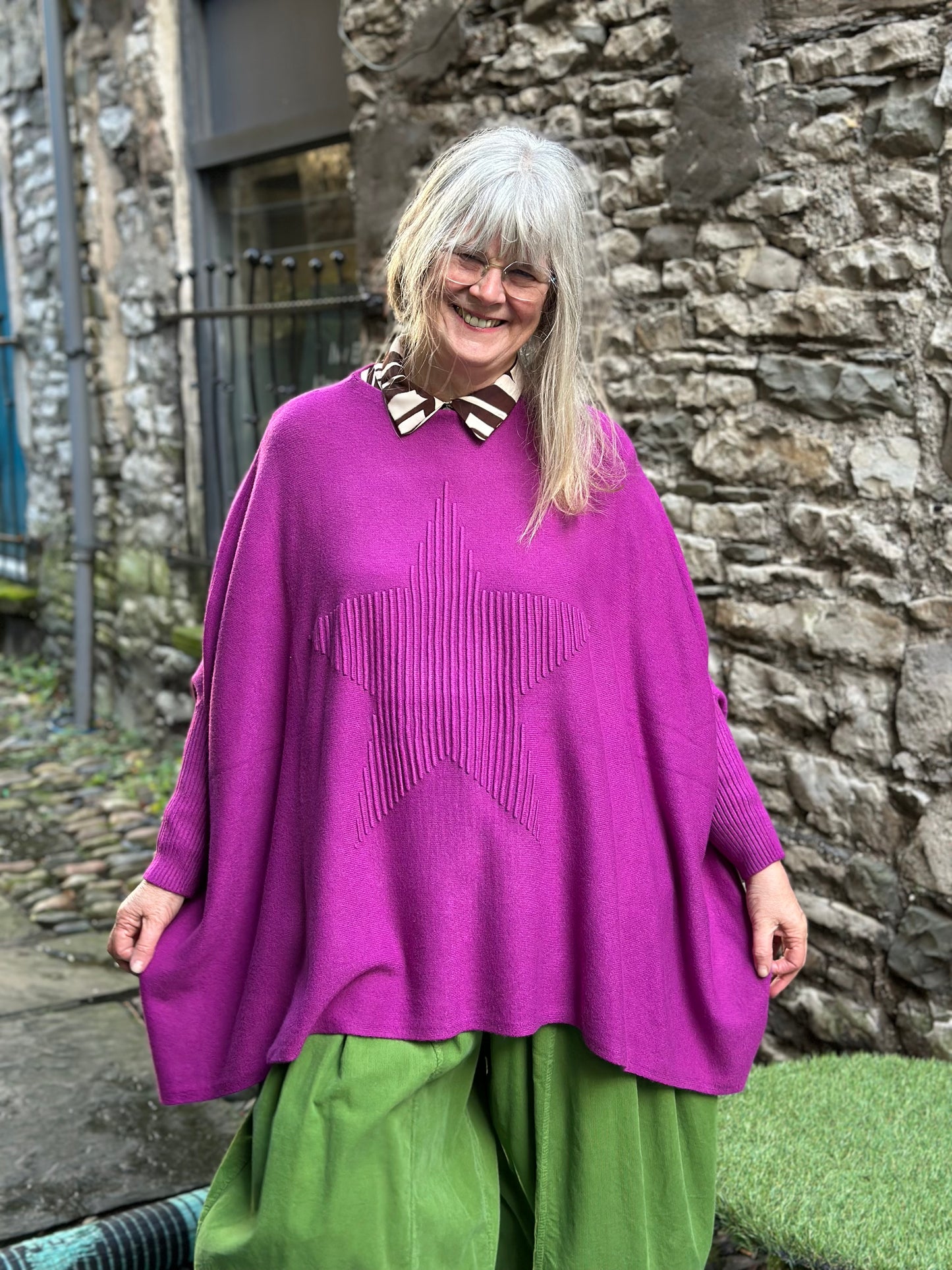 Stunning Purple Bella Star Jumper Fits Size 10-26